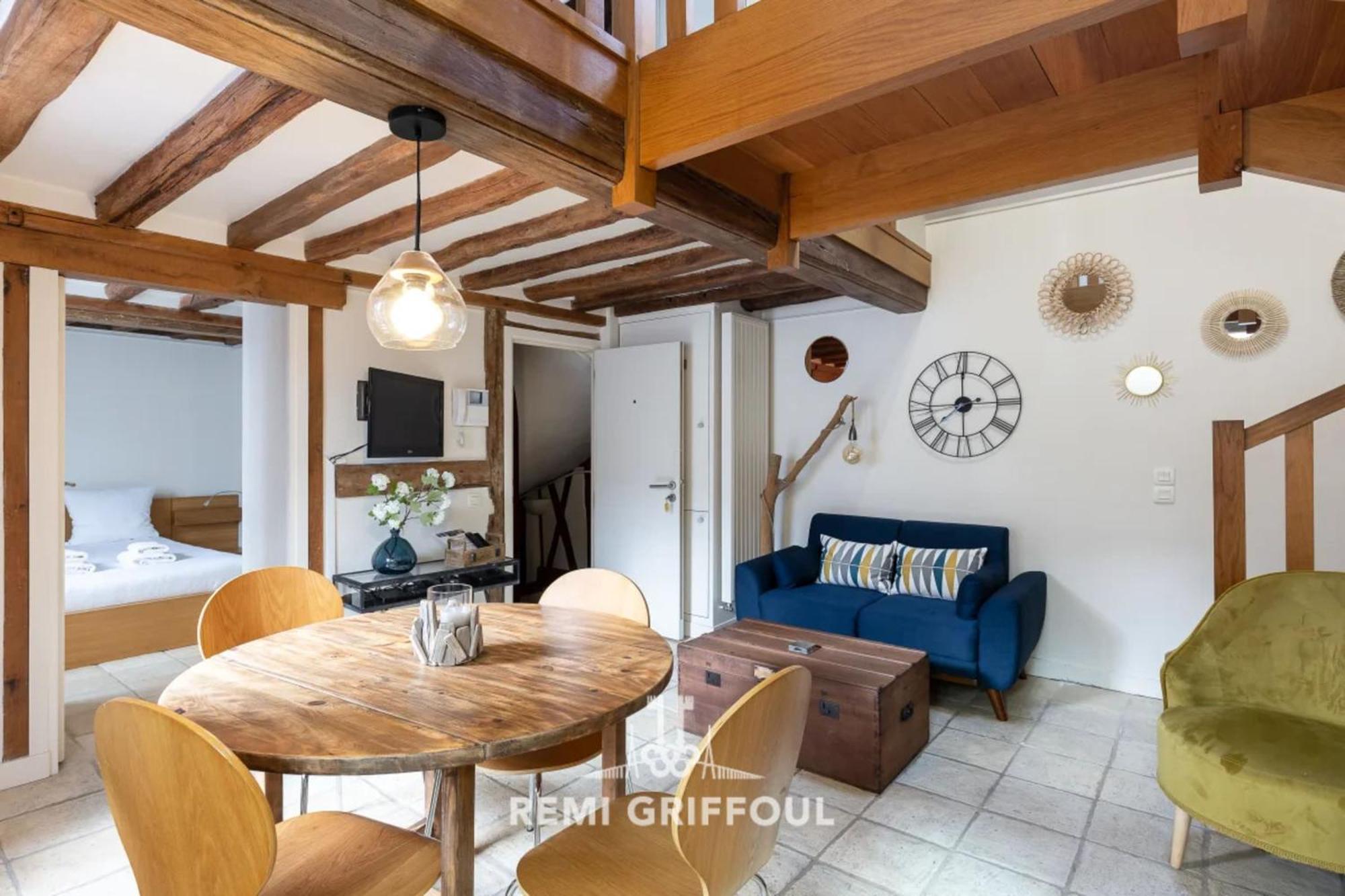 L'Escalier D'H - Duplex 3 In The City Center - Normand Charm - Family Stay Honfleur Exterior foto